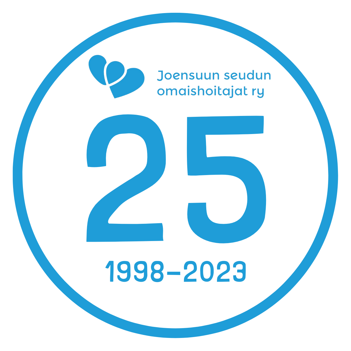 Yhdistyksen 25 vuotisjuhla logo