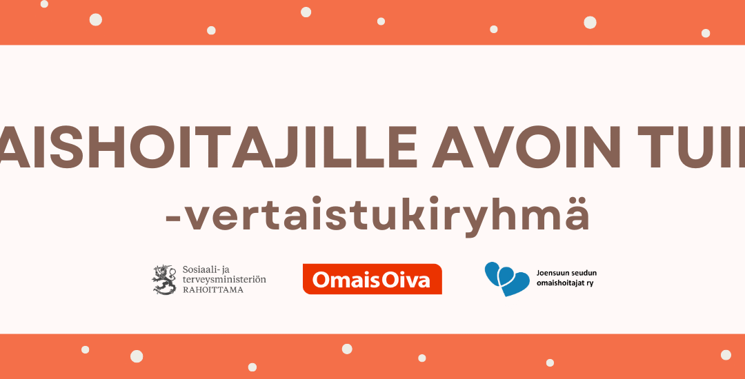 Omaishoitajille avoin vertaistuellinen Tuikut-ryhmä  